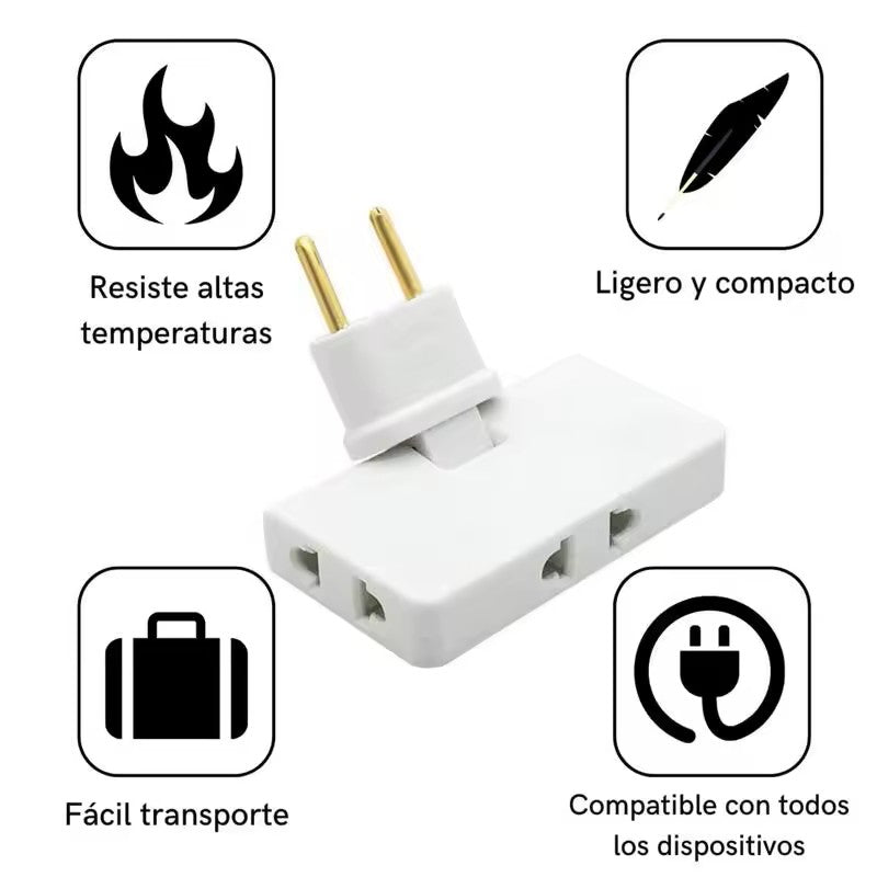 3-Way Power Plug Adapter